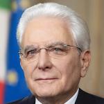 primo pano di Sergio Mattarella